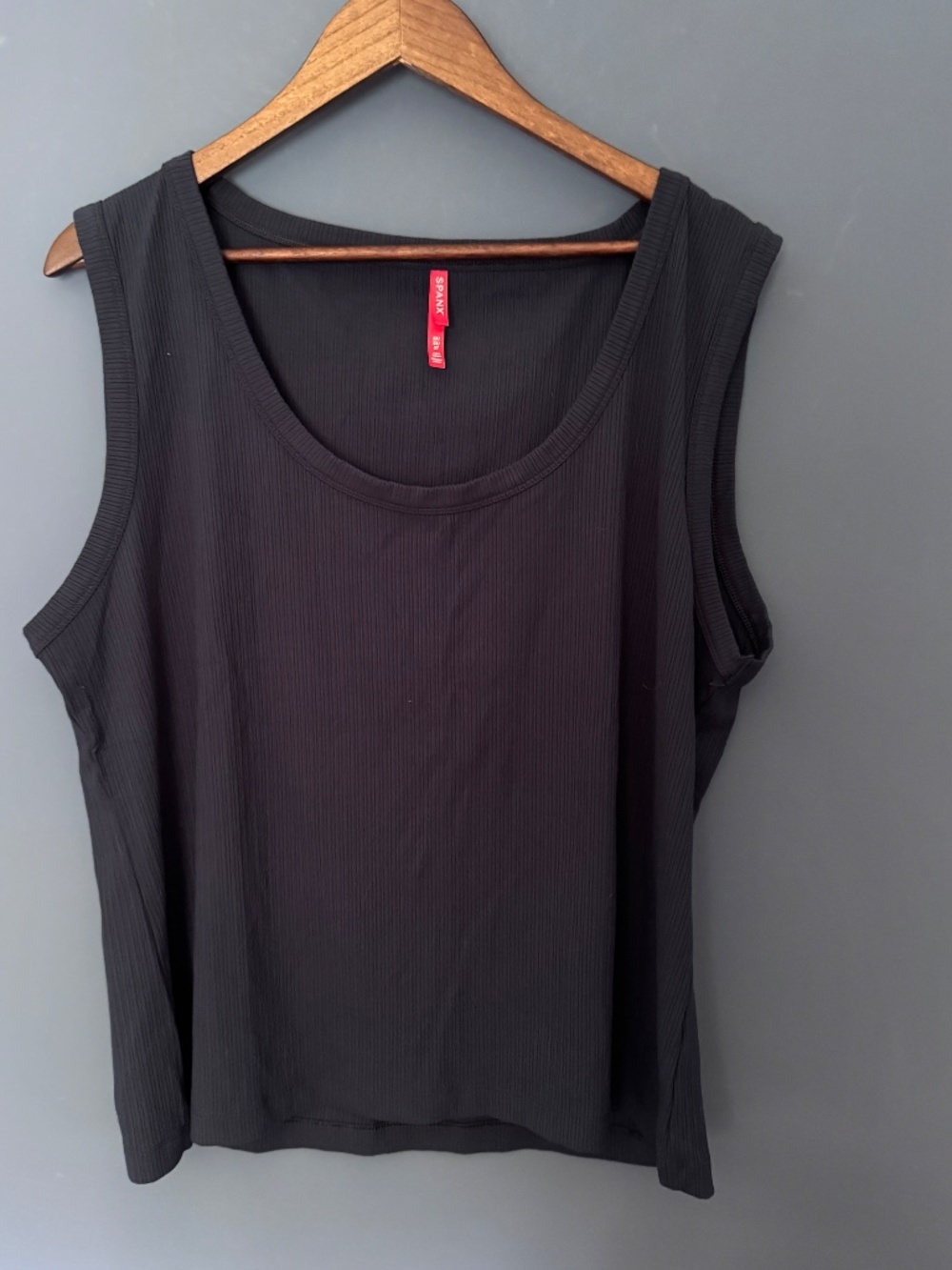 SPANX® Stretch Rib Scoop Neck Tank NWOT 3X NAVY BLUE - Picture 2 of 6